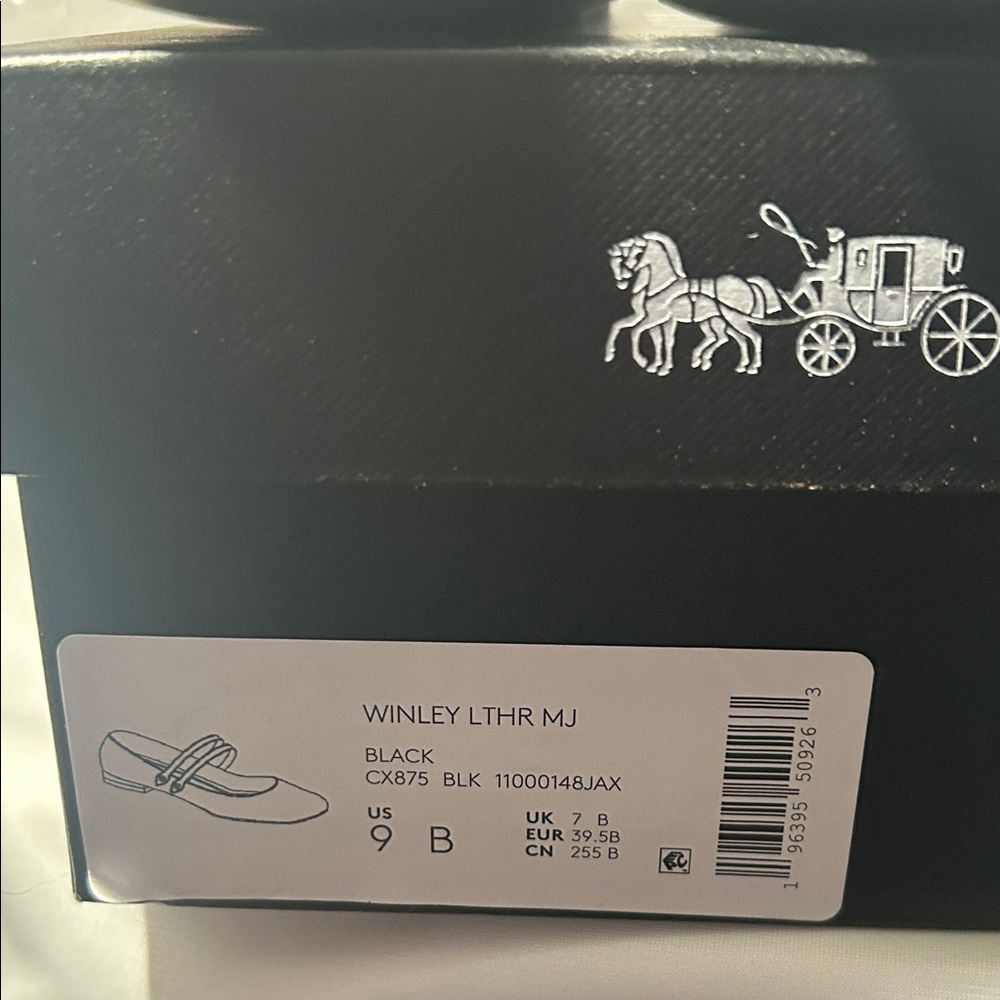 Coach Winley Leather Mary Jane Flats - Picture 9 of 10